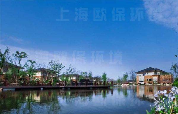 常州天安別墅，人工湖治理